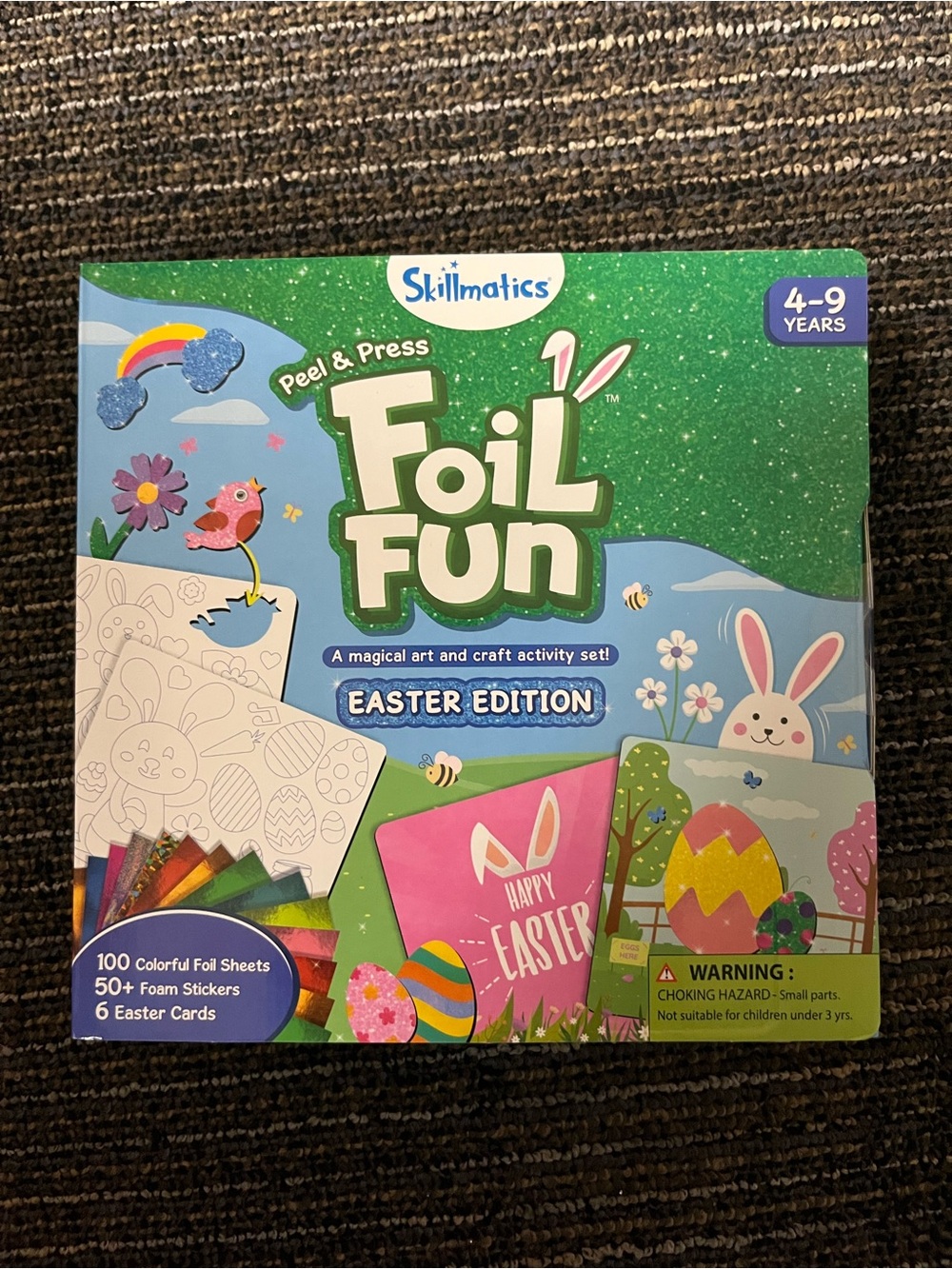 Foil Fun Kids Craft Kit - Green Easter Edition